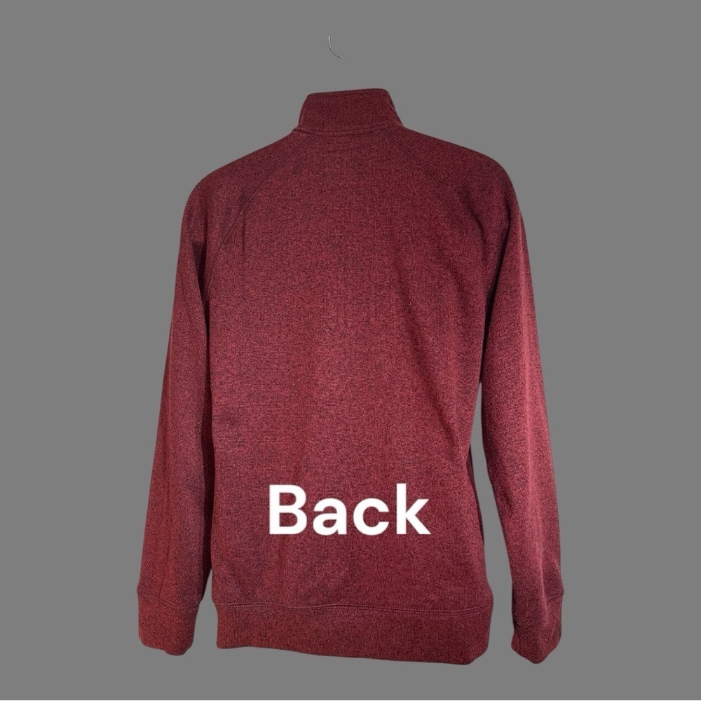 Sonoma Good For Life Snap Collar Long Sleeve Pullover Fleece-Like Size Medium - Picture 3 of 9
